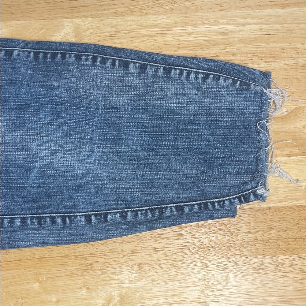 Torrid Blue Frayed Hem Jeans - Picture 5 of 8